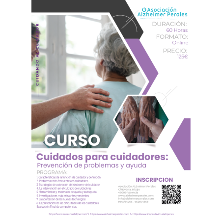 Curso Cuidados para cuidadores: Prevención de problemas y ayuda