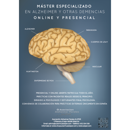 Máster especializado en Alzheimer y otras demencias.